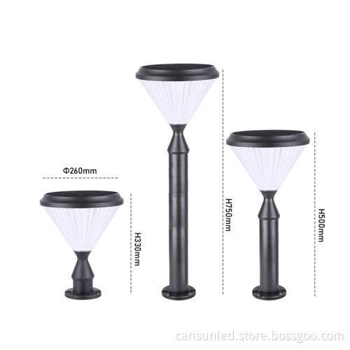 IP66 Waterproof Solar-Powered LED High Lumen Outdoor Lawn Insertion Light